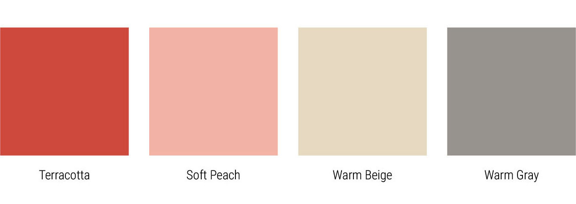 Warm and Friendly color palette